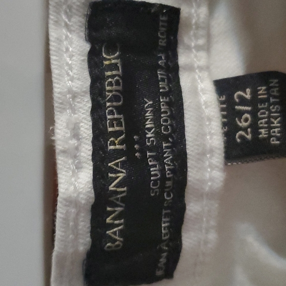 Banana Republic Petite white Sculpt Skinny Jeans - Picture 2 of 7